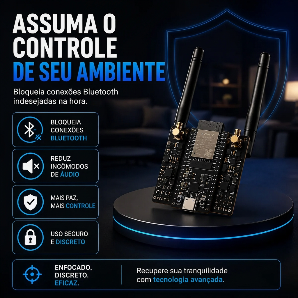 ONMIX CONTROL em cima de uma mesa de trabalho